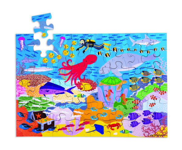 Children’s Under the Sea Wooden Floor Puzzle